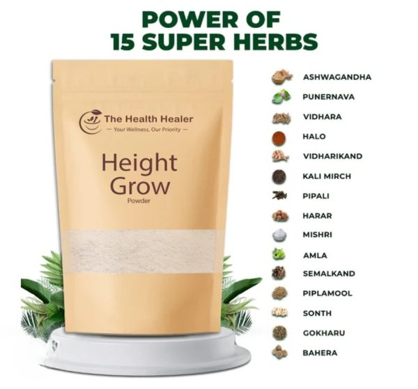Height Grow Powder 100% Natural Height Increase Supplement