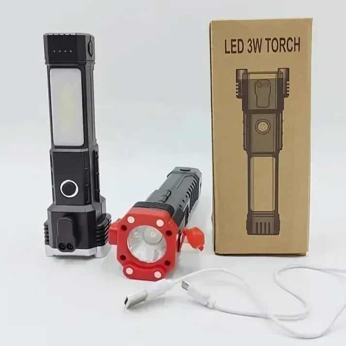 Multifunctional High-power Led Torch Light Rechargeable Flashlight