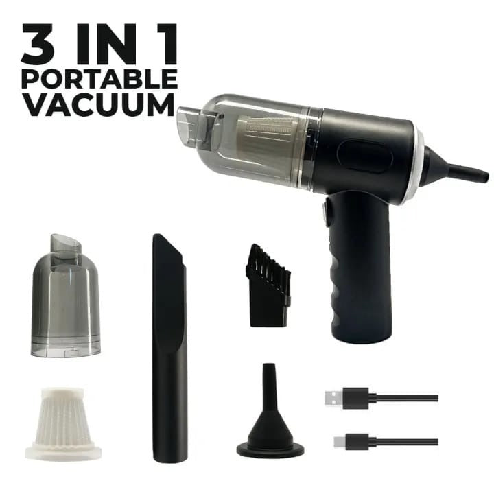 3 in 1 Portable Wireless Vacuum